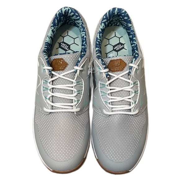 New Balance Women's Gray and White Golf Sneakers - Picture 2 of 10